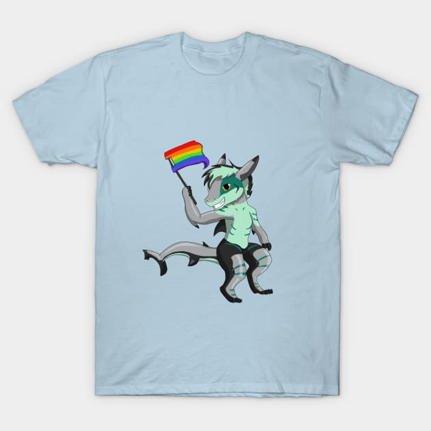 Furry Pride T-Shirt by Shapeshifter Merch